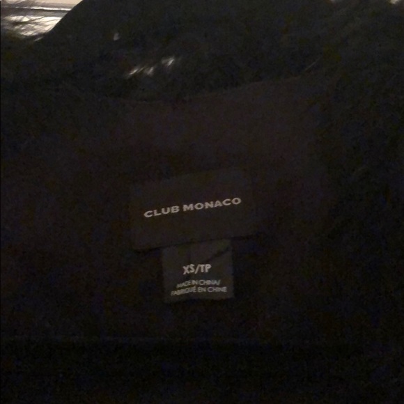 Club Monaco black fur vest - Picture 5 of 5